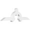 Ekena Millwork Ericson Architectural Grade PVC Gable Bracket, 60"W x 17 1/2"H x 4"D x 4"F, 7/12 Pitch GBP060X18X0404ERI00 - alternate 1